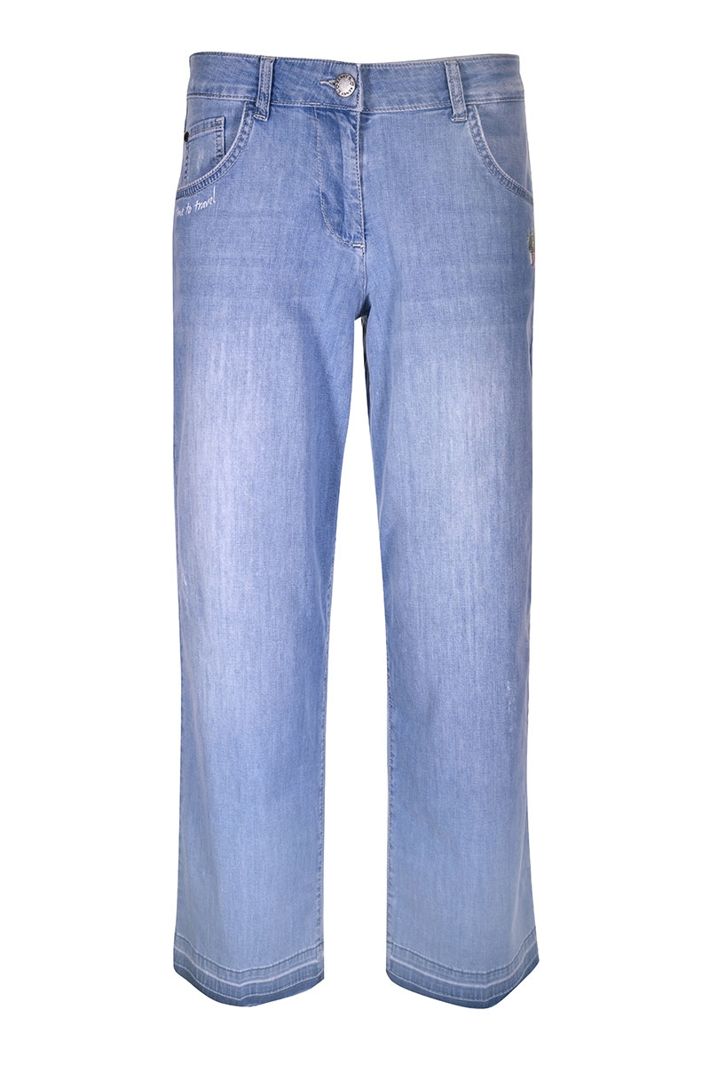 Kate Stretch-Denim Print