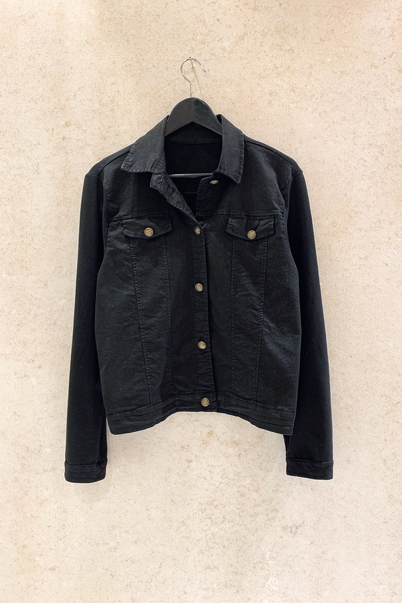 Materialmix Jacke
