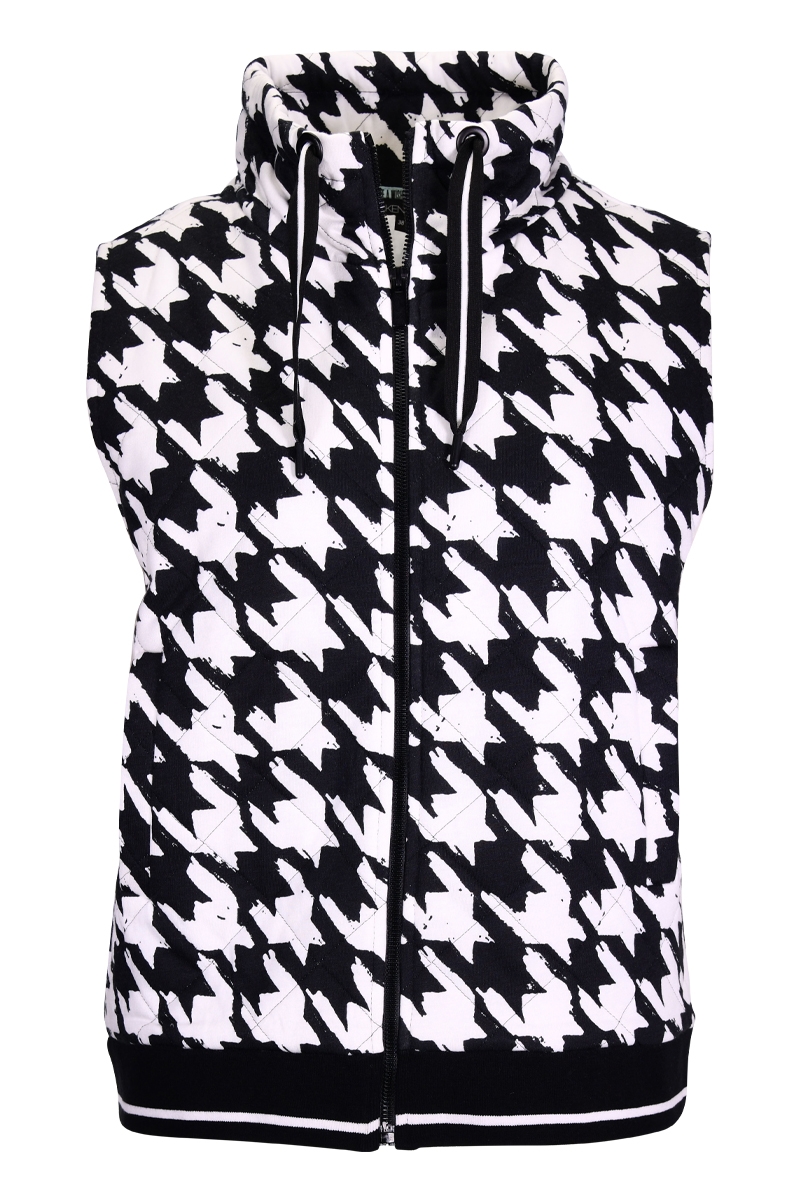 Steppweste Hahnentritt