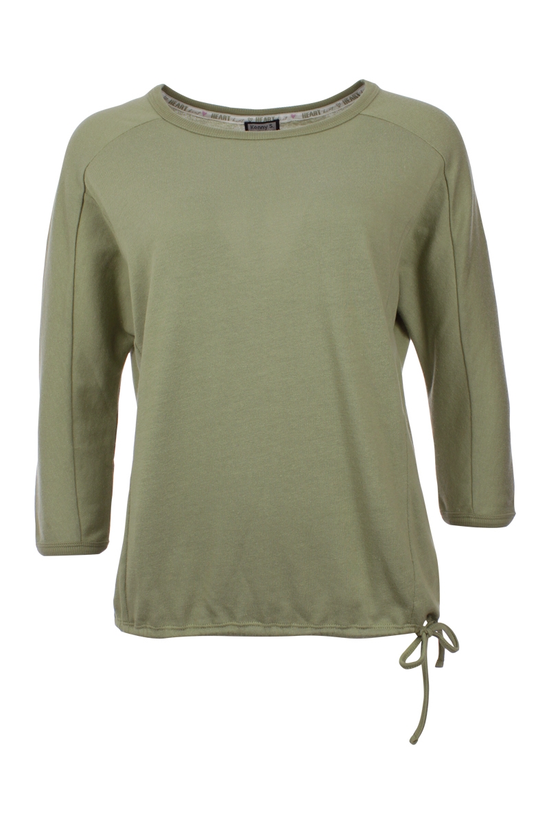 Raglanpullover mit Tunnel