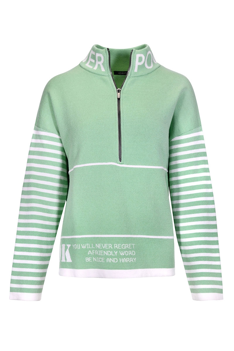 Pulli mit Ringelärmeln