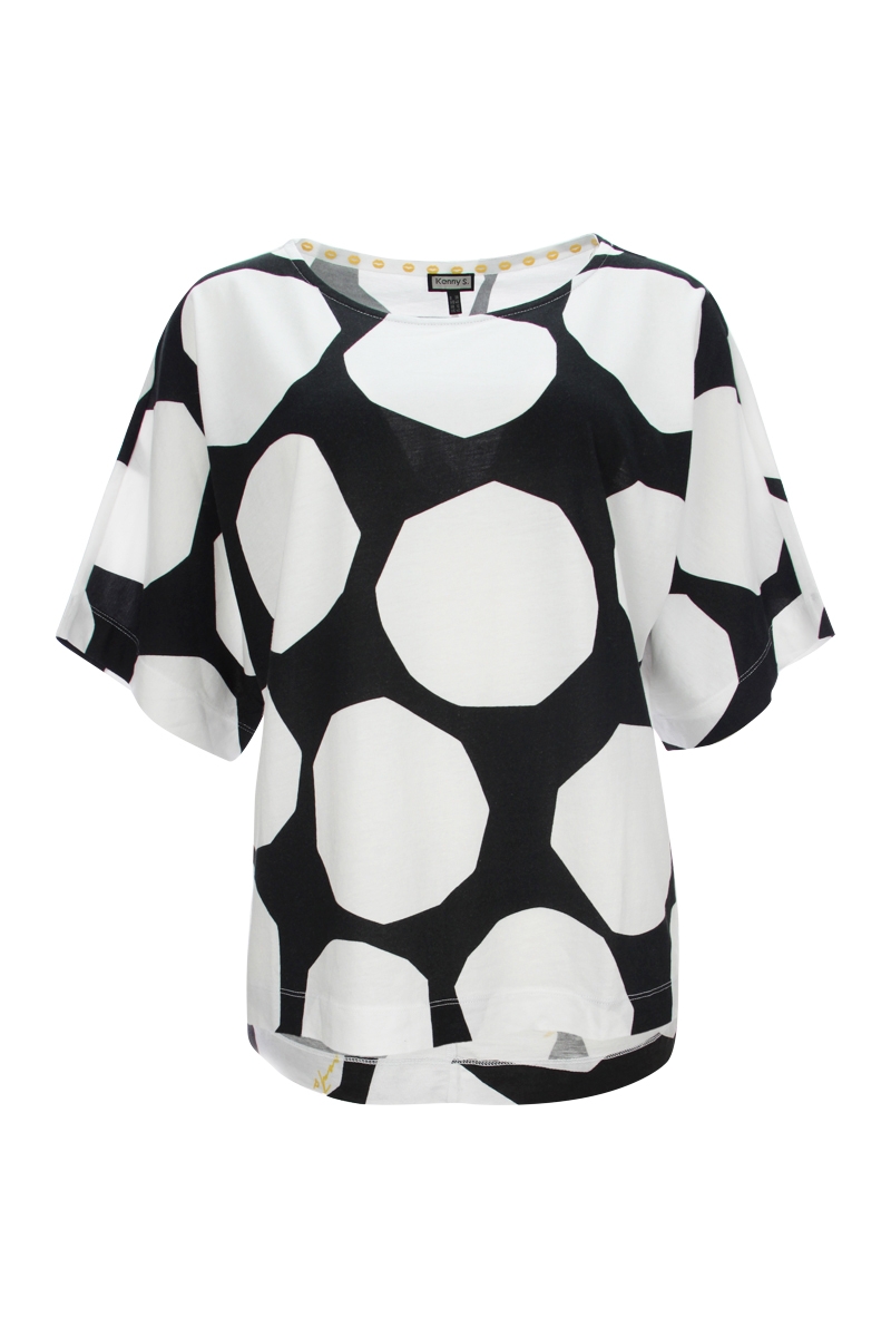 Loose Punkteshirt