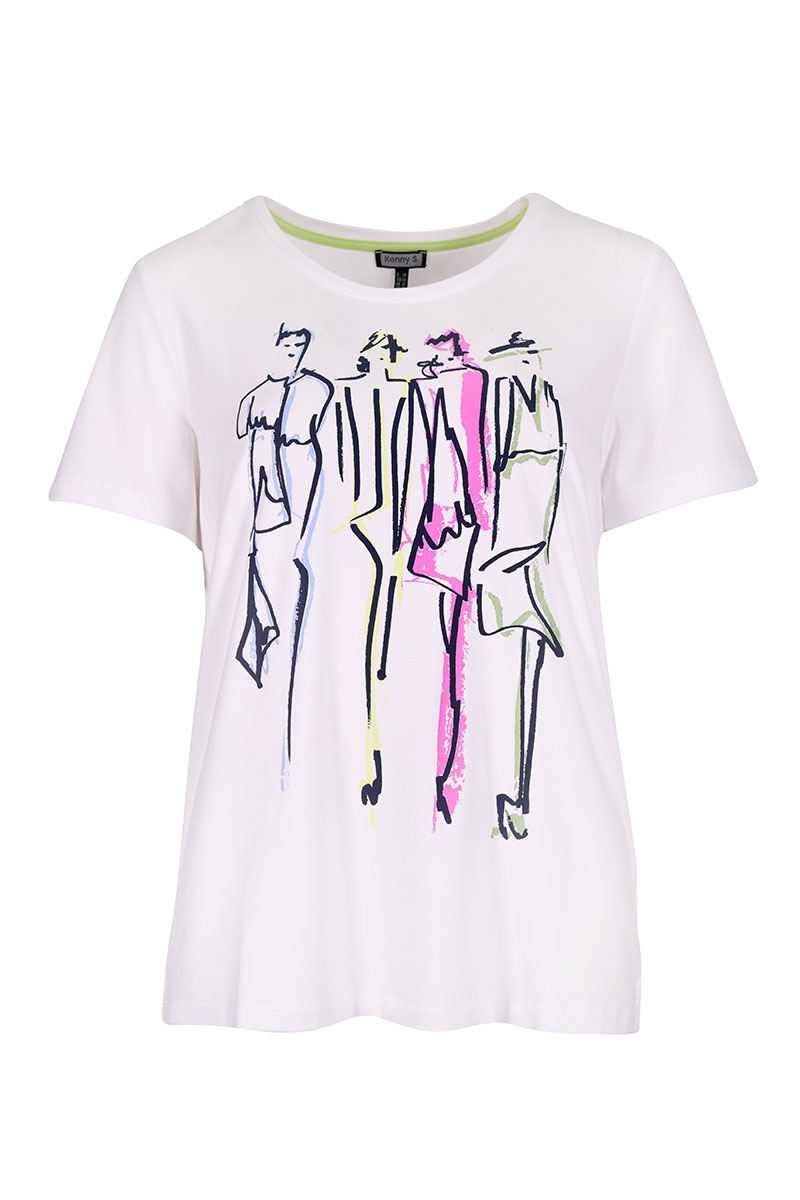 Shirt mit Figurinen