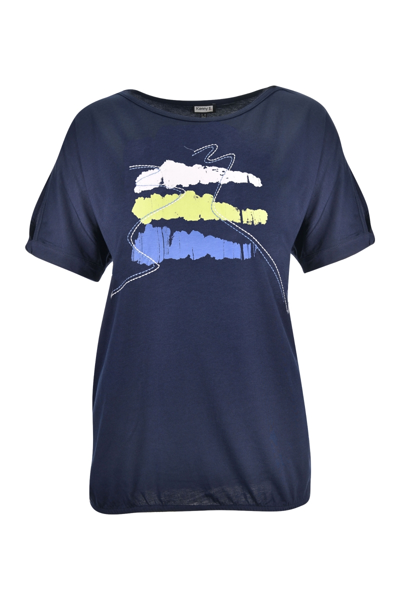 Shirt mit Schlitzen