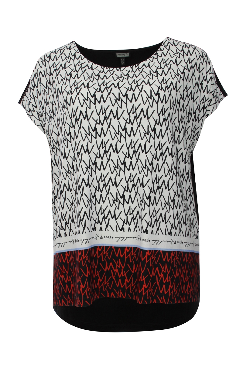 Grafisches Allover Shirt