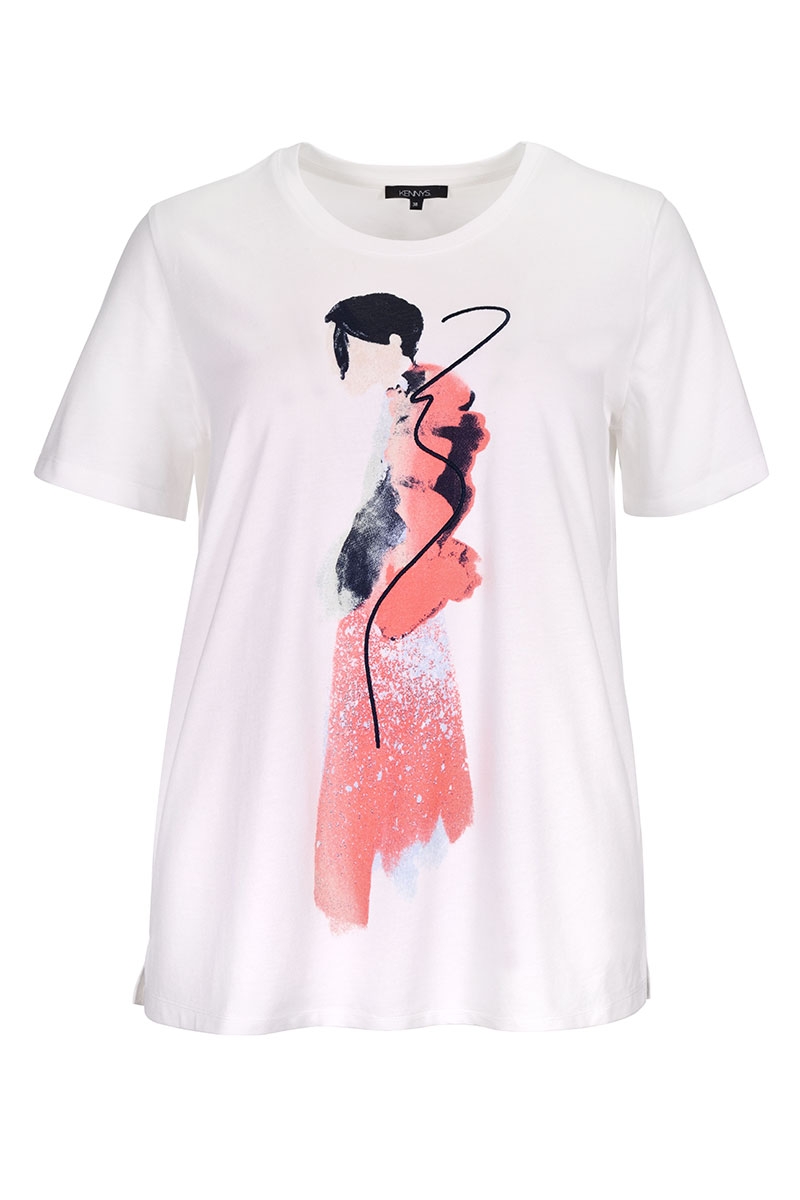 Shirt mit Frau