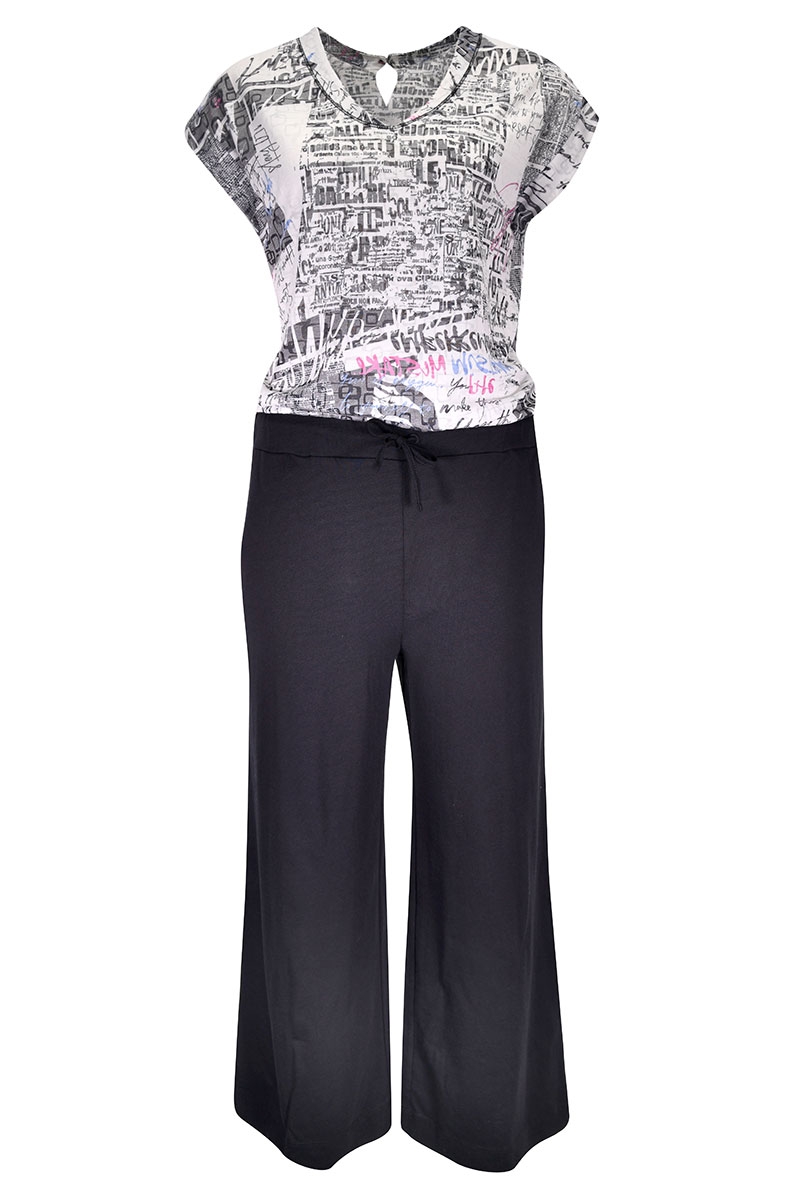 Jumpsuit mit Wording