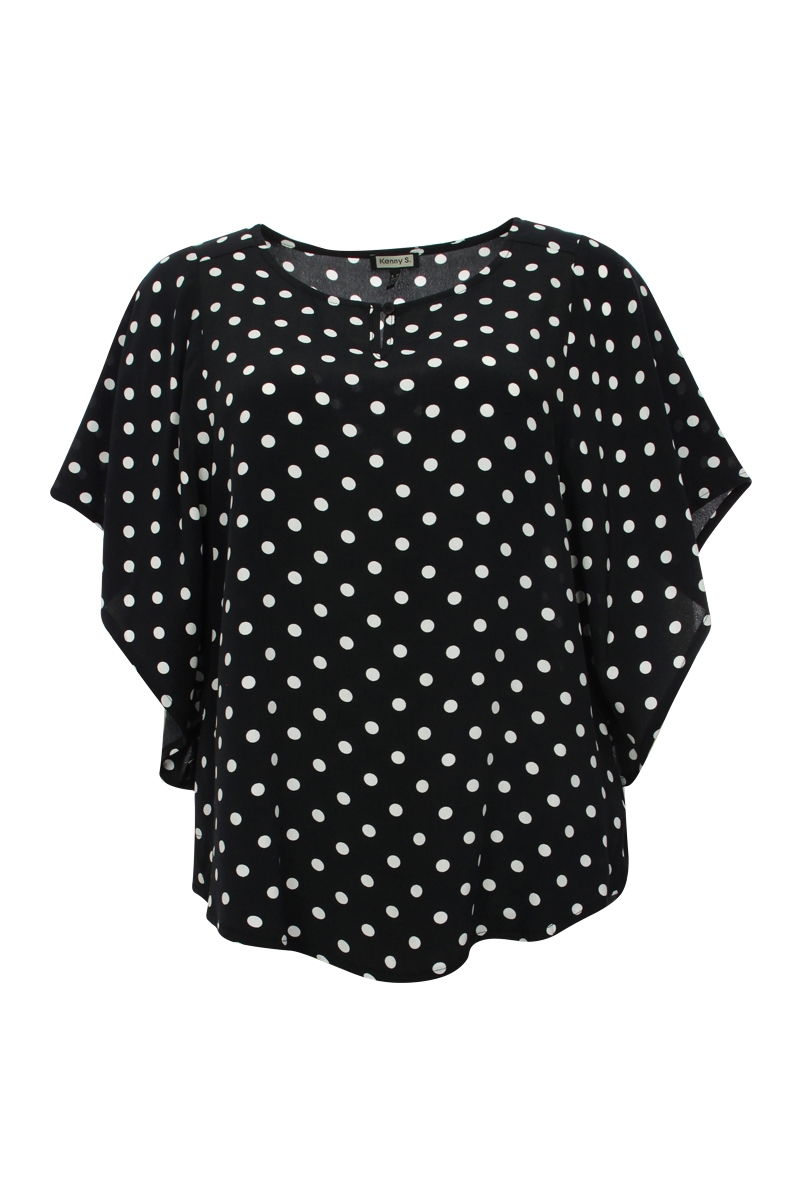 Bluse mit Flügelarm