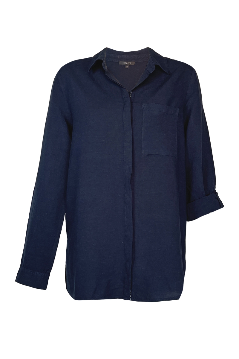 Kragenbluse