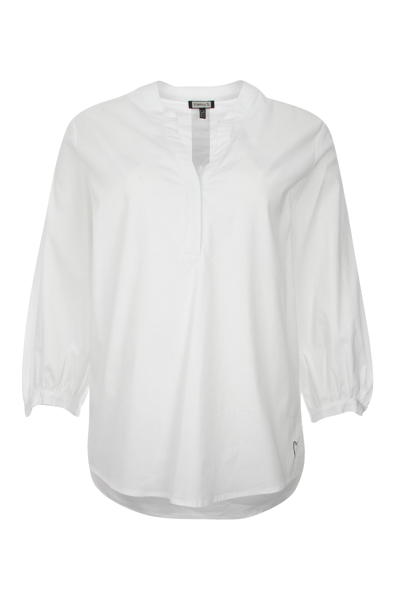 Stehkragenbluse