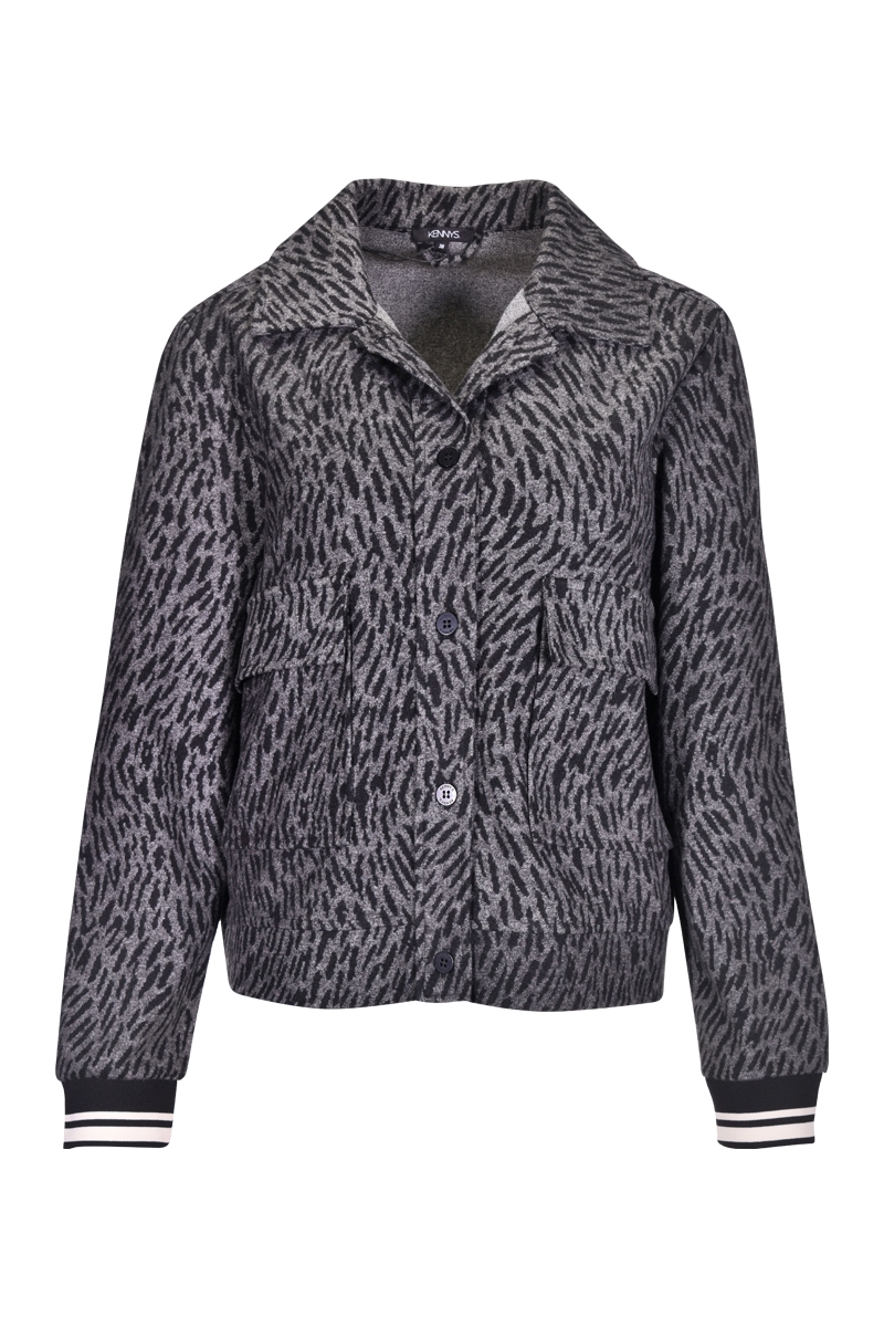 Jacquard Jacke