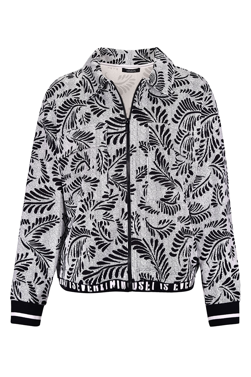 Florale Sweatjacke