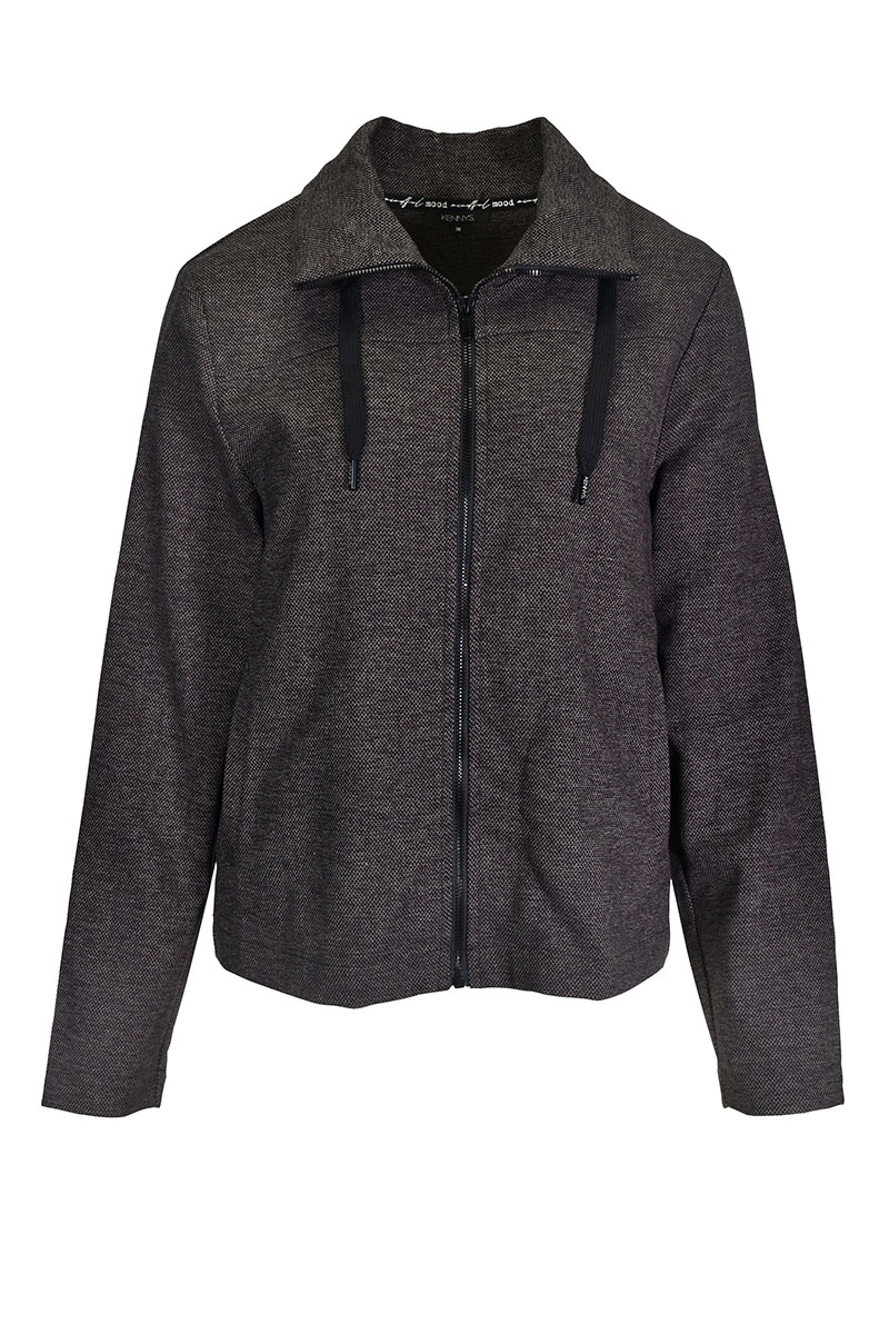 Jacke in Tweedoptik