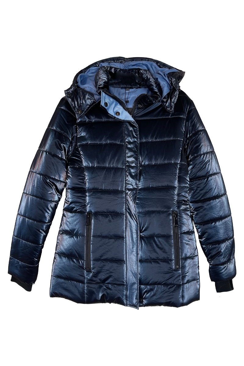 Steppjacke Metal-Look