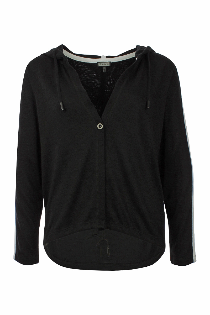 Kapuzenstrickjacke