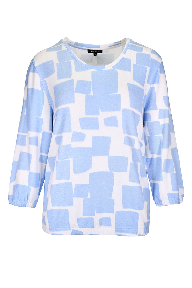 Pullover mit Kästchen