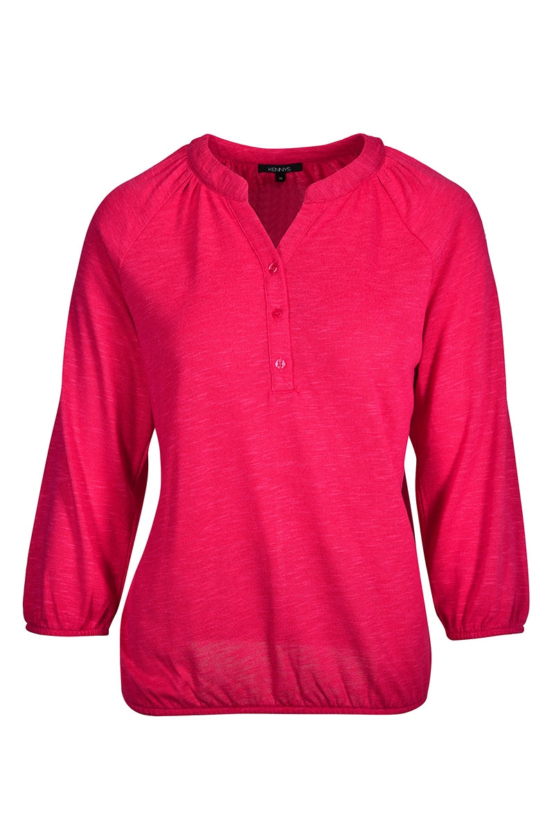 Pullover mit Raffung