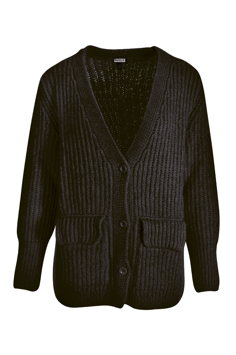 Chunky Strickjacke