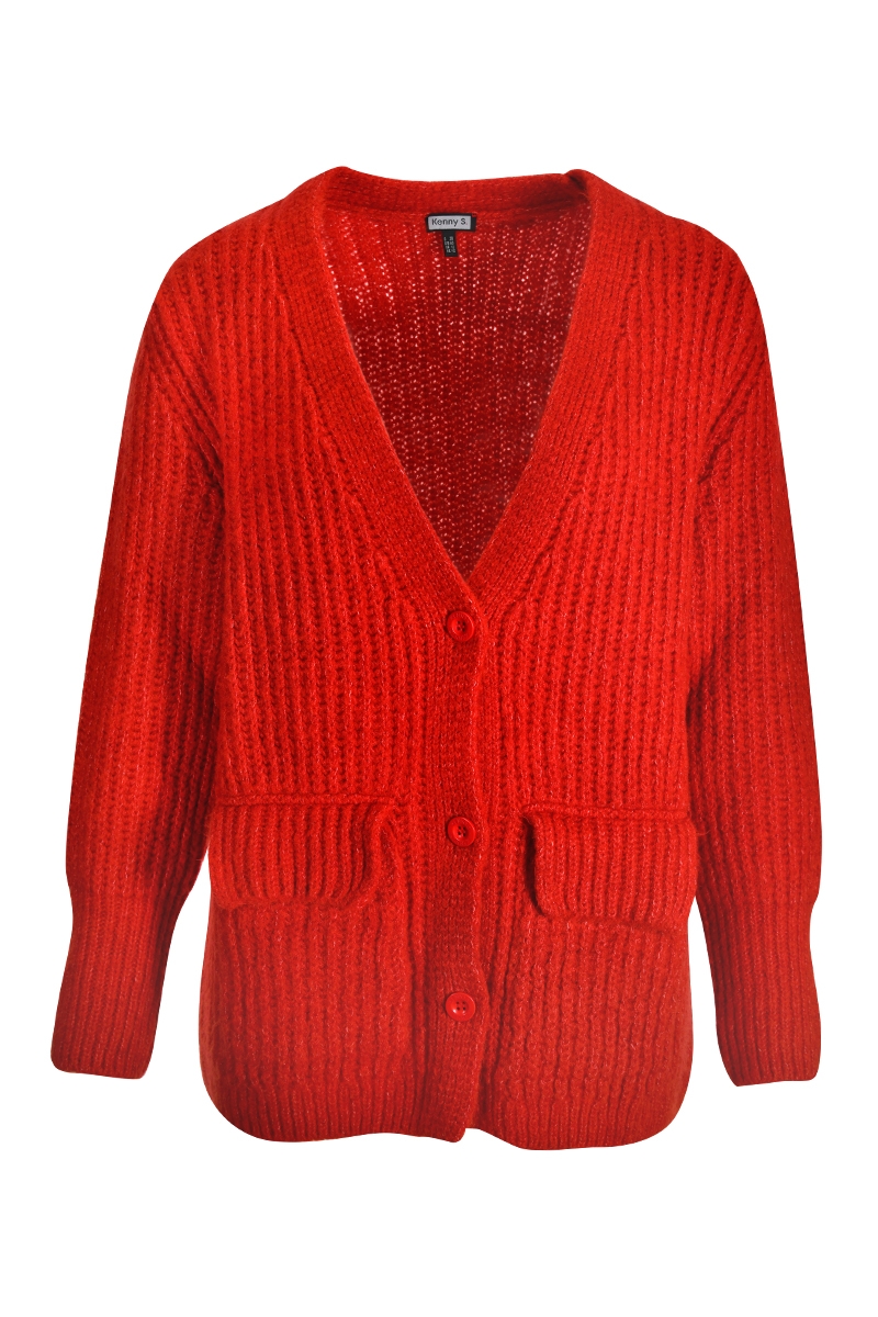 Chunky Strickjacke