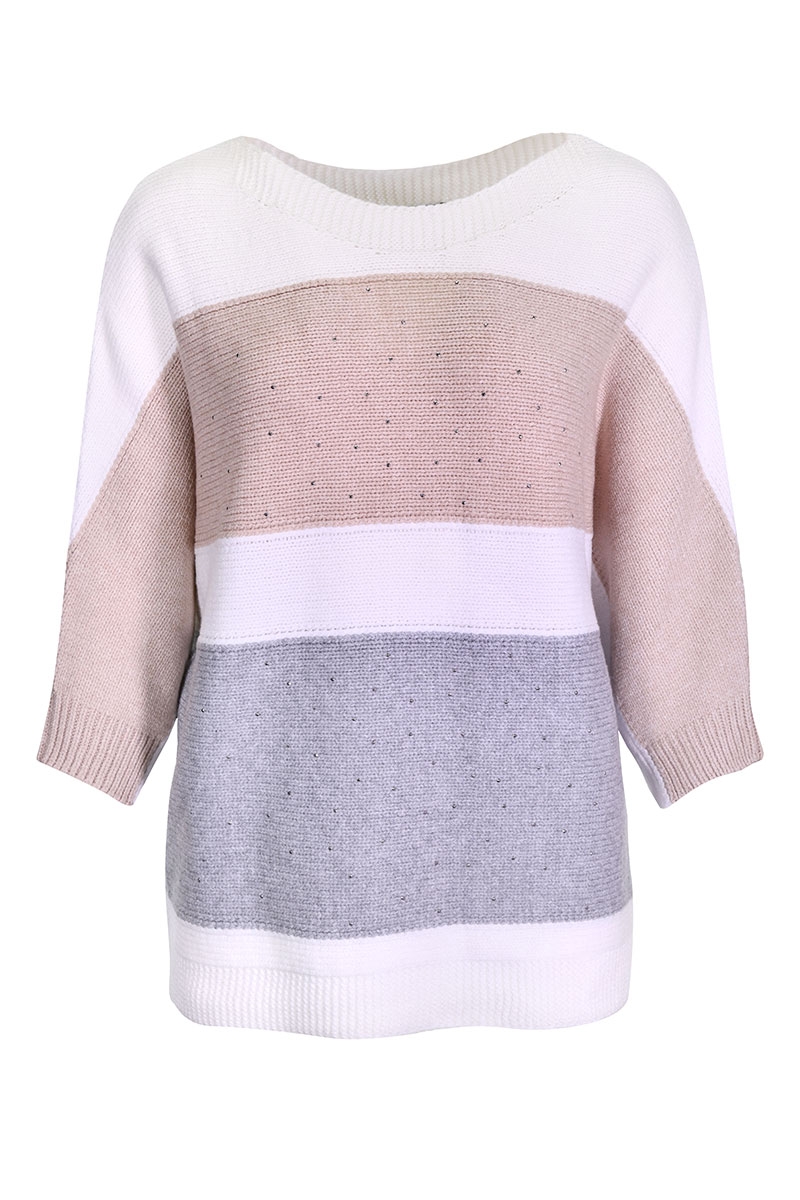 Blockstreifen Pullover