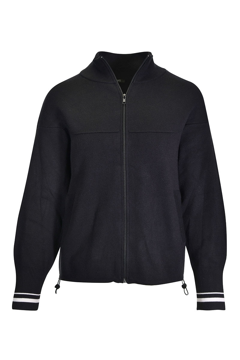 Strickjacke mit Zipper