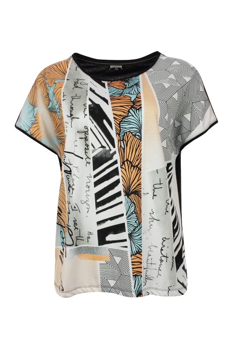 Shirt mit Patchmotiv