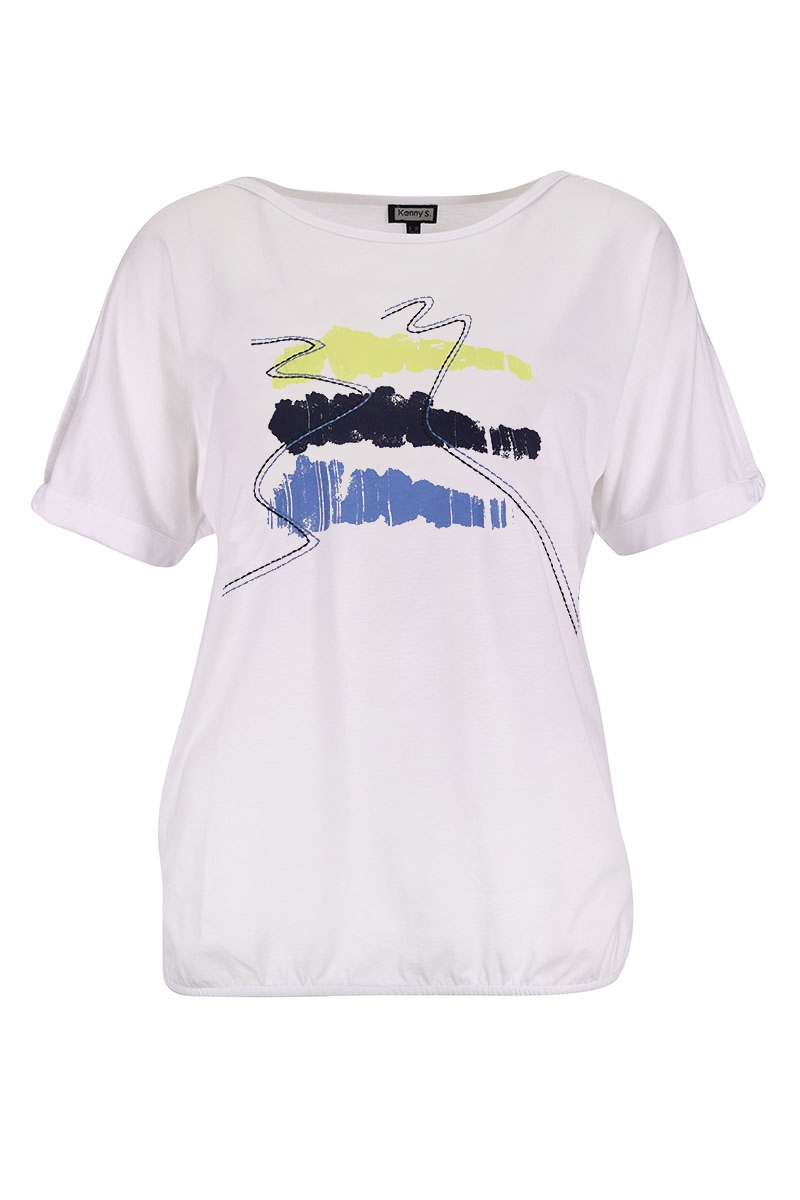 Shirt mit Schlitzen
