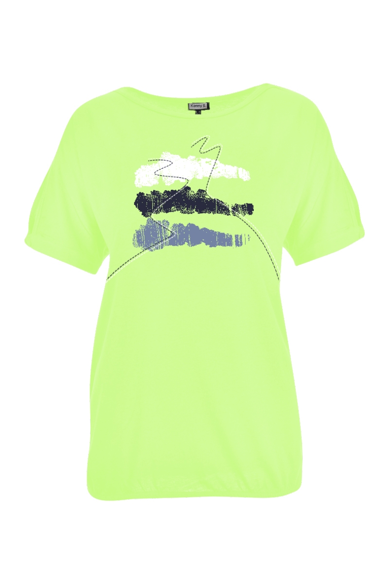 Shirt mit Schlitzen