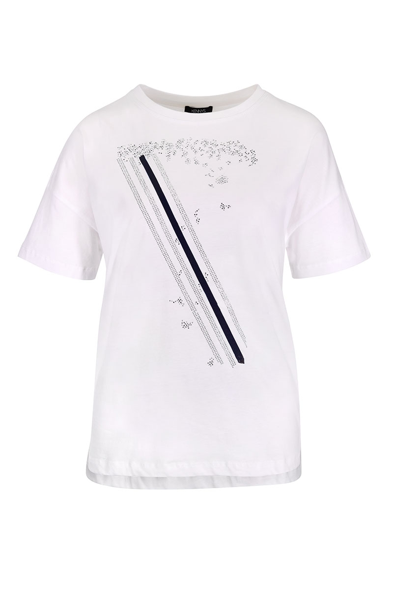 Steinchen-Shirt