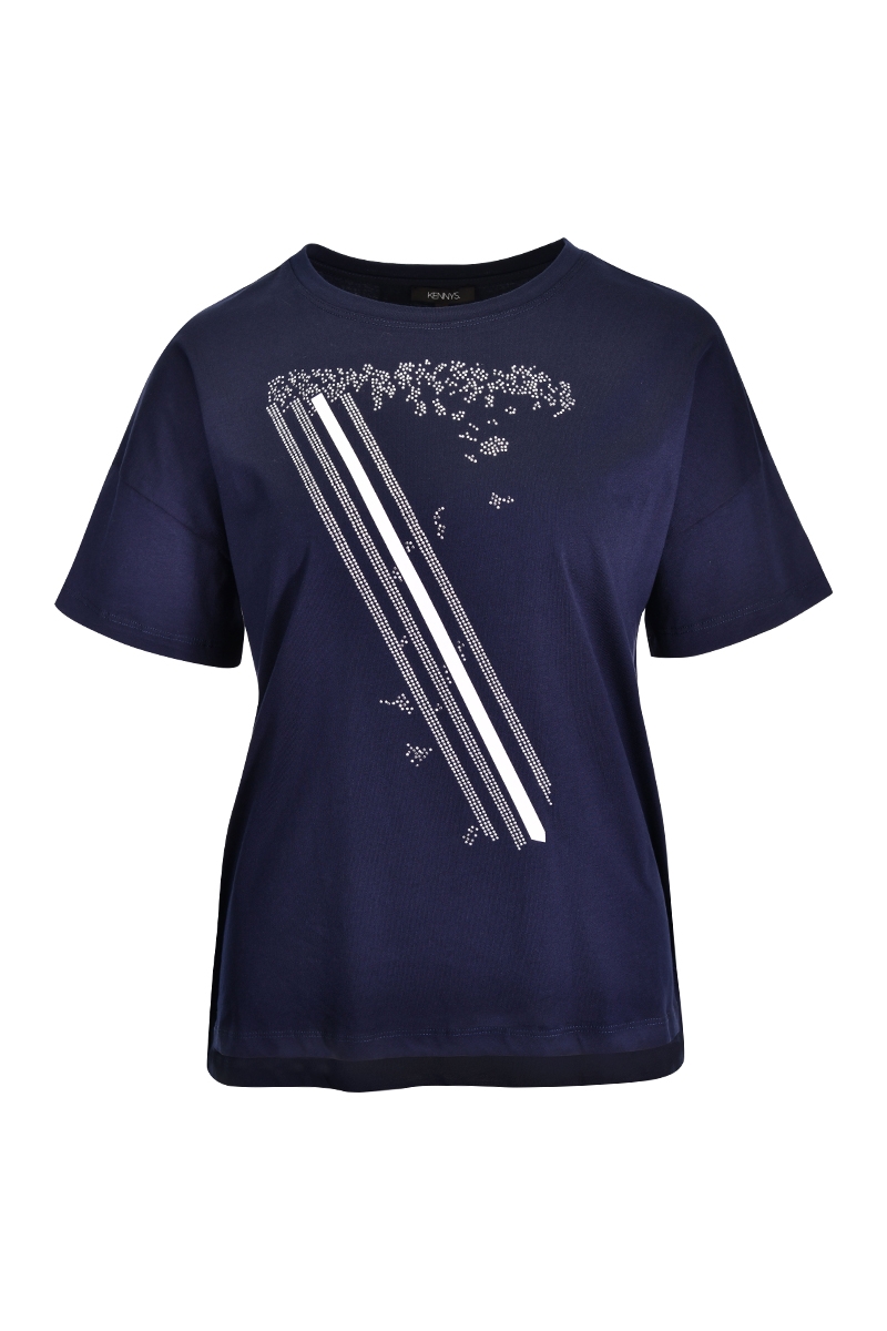 Steinchen-Shirt
