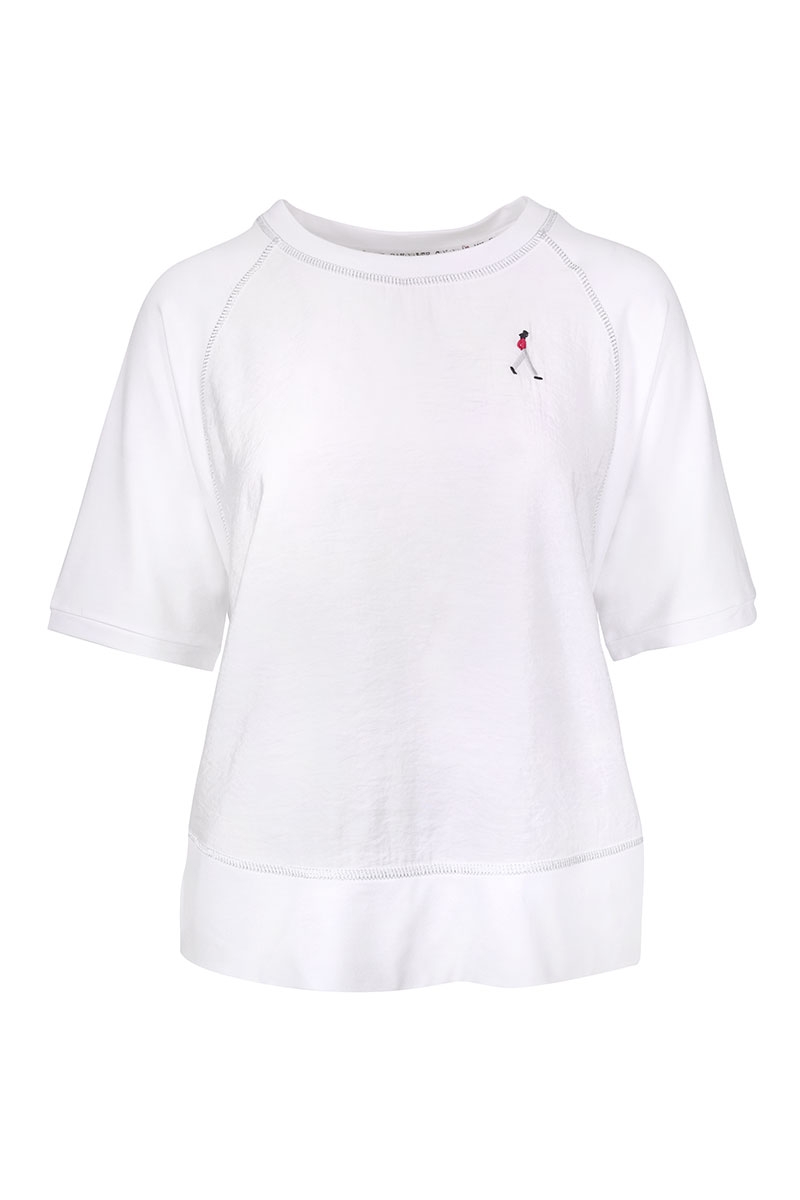 Raglanshirt im Materialmi