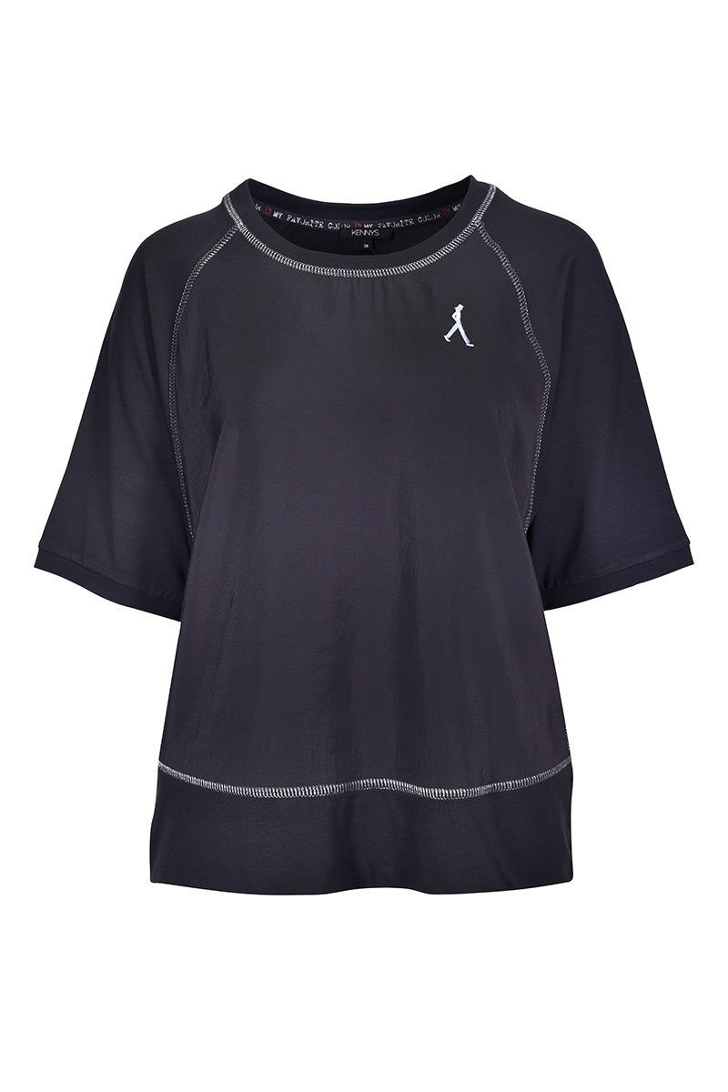 Raglanshirt im Materialmi