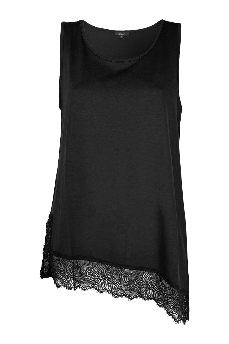 Top mit Spitze
