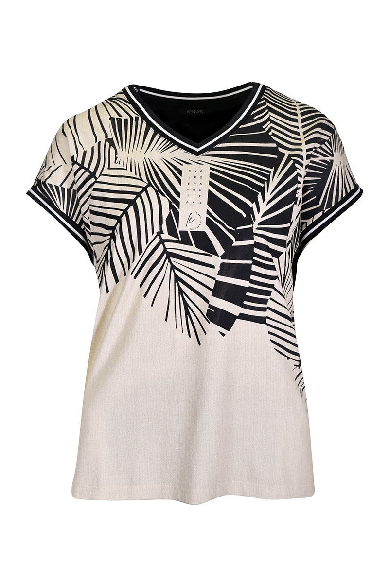 Shirt mit Schulterdruck