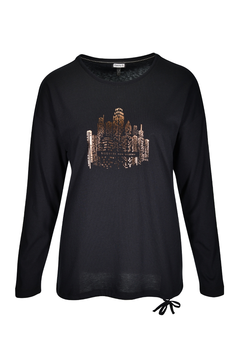 Tunnelshirt mit Skyline