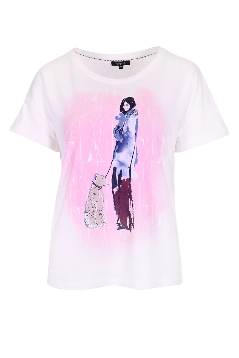 Shirt mit Frau