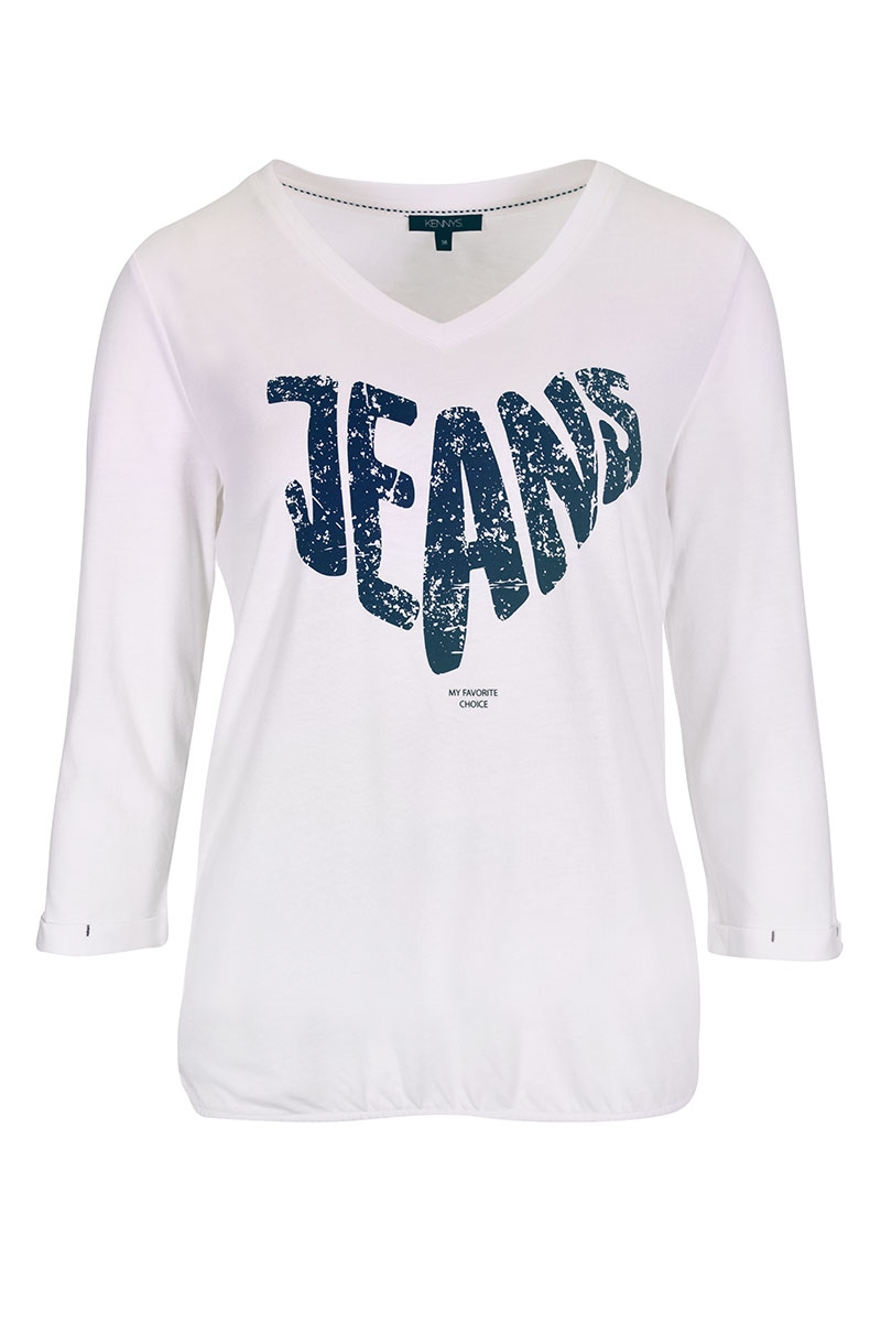 Jeans-Print-Shirt