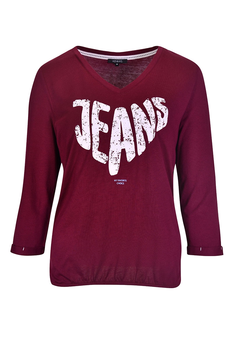 Jeans-Print-Shirt