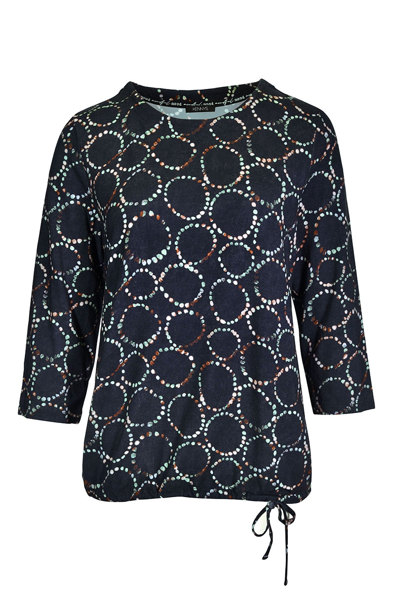 Tunnelshirt mit Kreisen