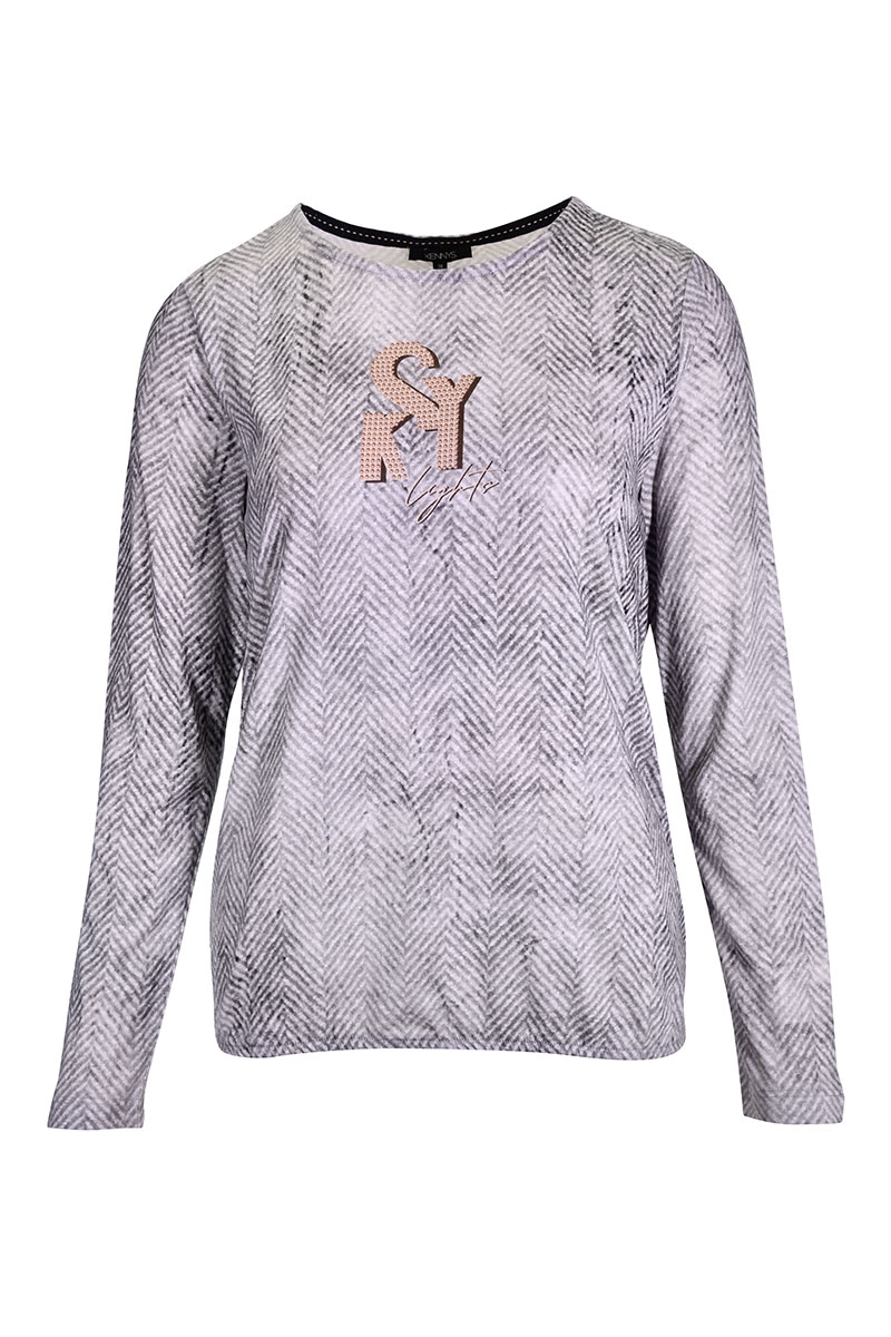 Fischgrat-Shirt