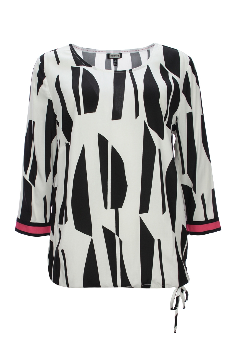 Bluse mit Grafikdruck
