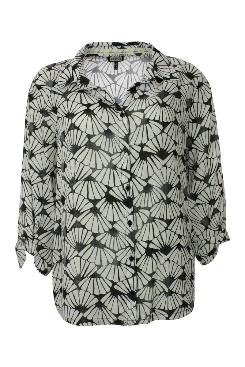 Kragenbluse Fächer