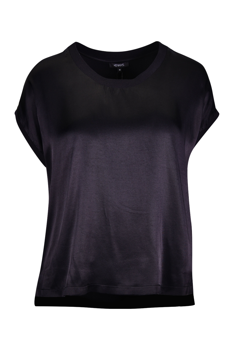 Satinbluse