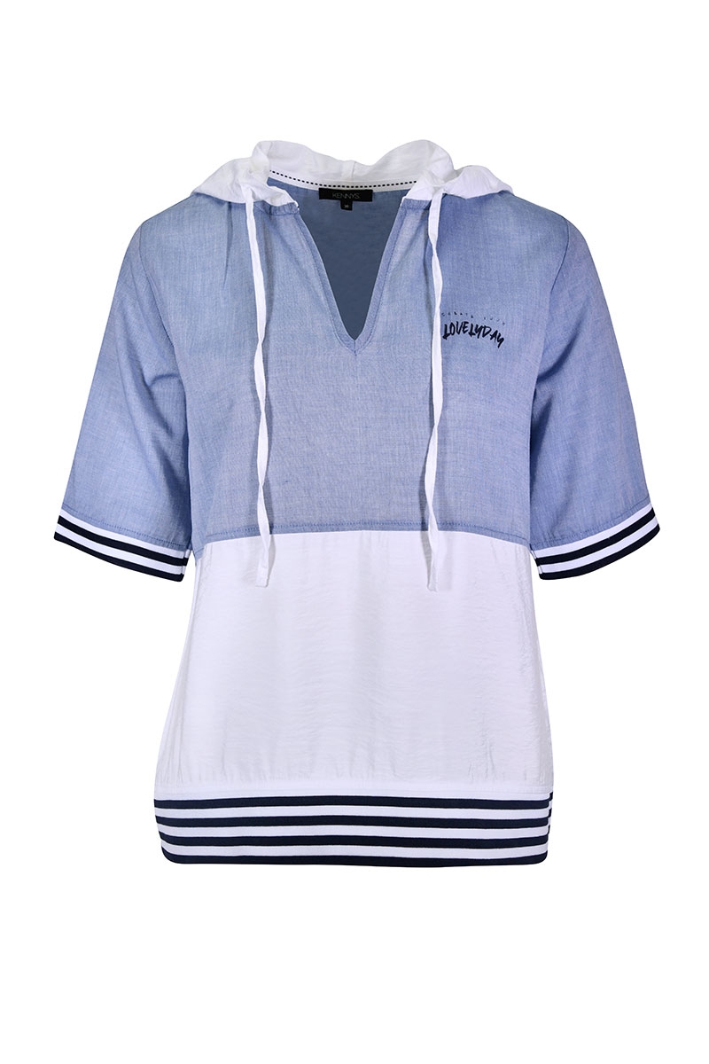 Kapuzenbluse