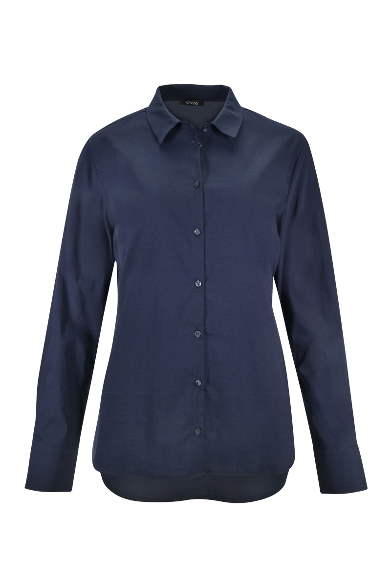 Klassische Hemdbluse