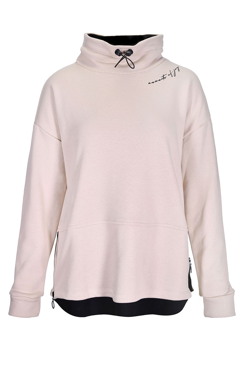 Kragensweater Zip