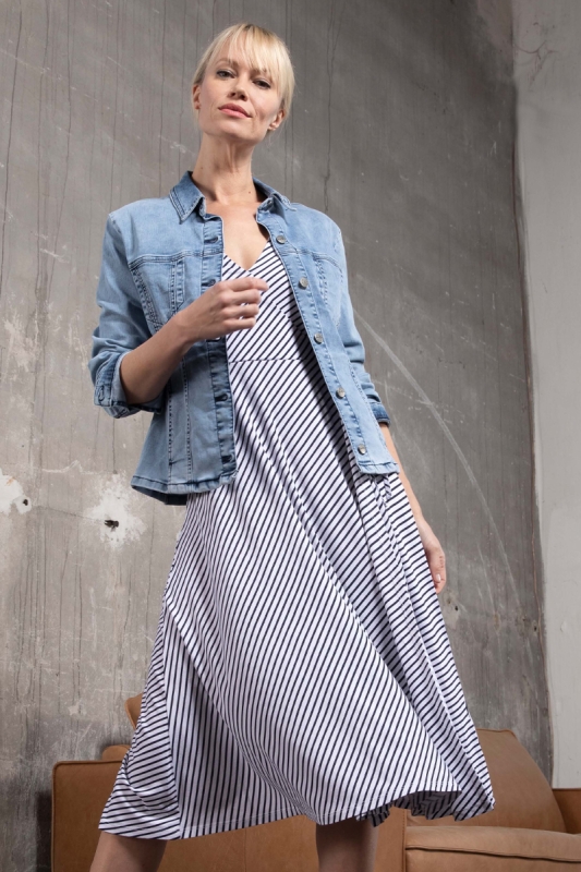 Kleid WeiÃƒÂŸe Jeansjacke Kombinieren Damen Weiße Jeansjacke Von